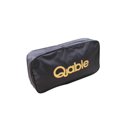 Qable Board Micro Guitar Effect Pedal Board Aluminum Alloy 15 × 5.20 Inch with Carrying Bag