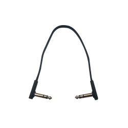 Flat Patch Cable 30 cm / 12 inches TRS Stereo